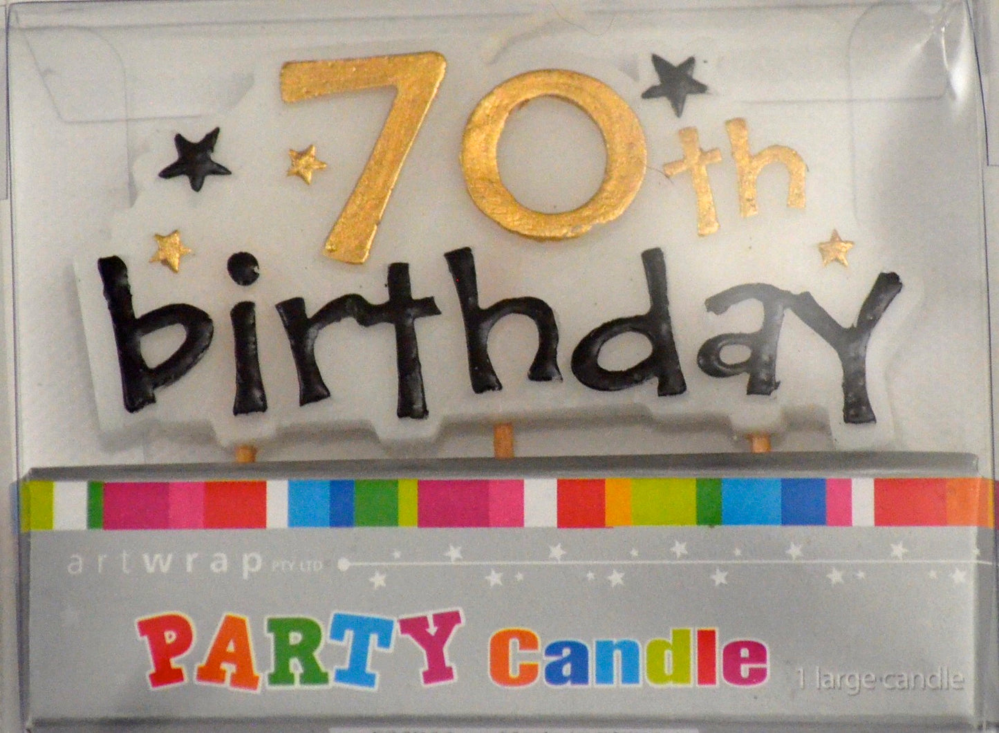 70TH BIRTHDAY CANDLE