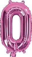 ARTWRAP PINK FOIL BALLOON - NUMBER 0