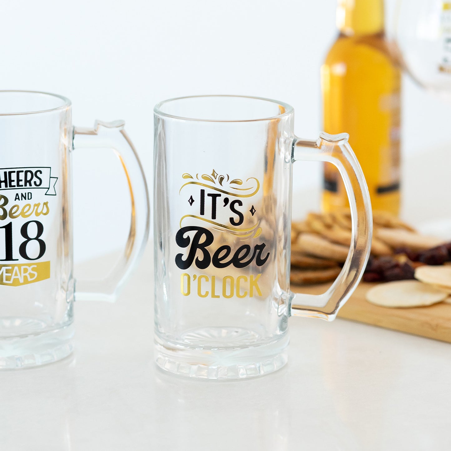 SIP CELEBRATION BEER O’CLOCK BEER GLASS