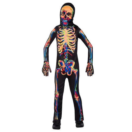 GLOW IN THE DARK SKELETON CHILD COSTUME