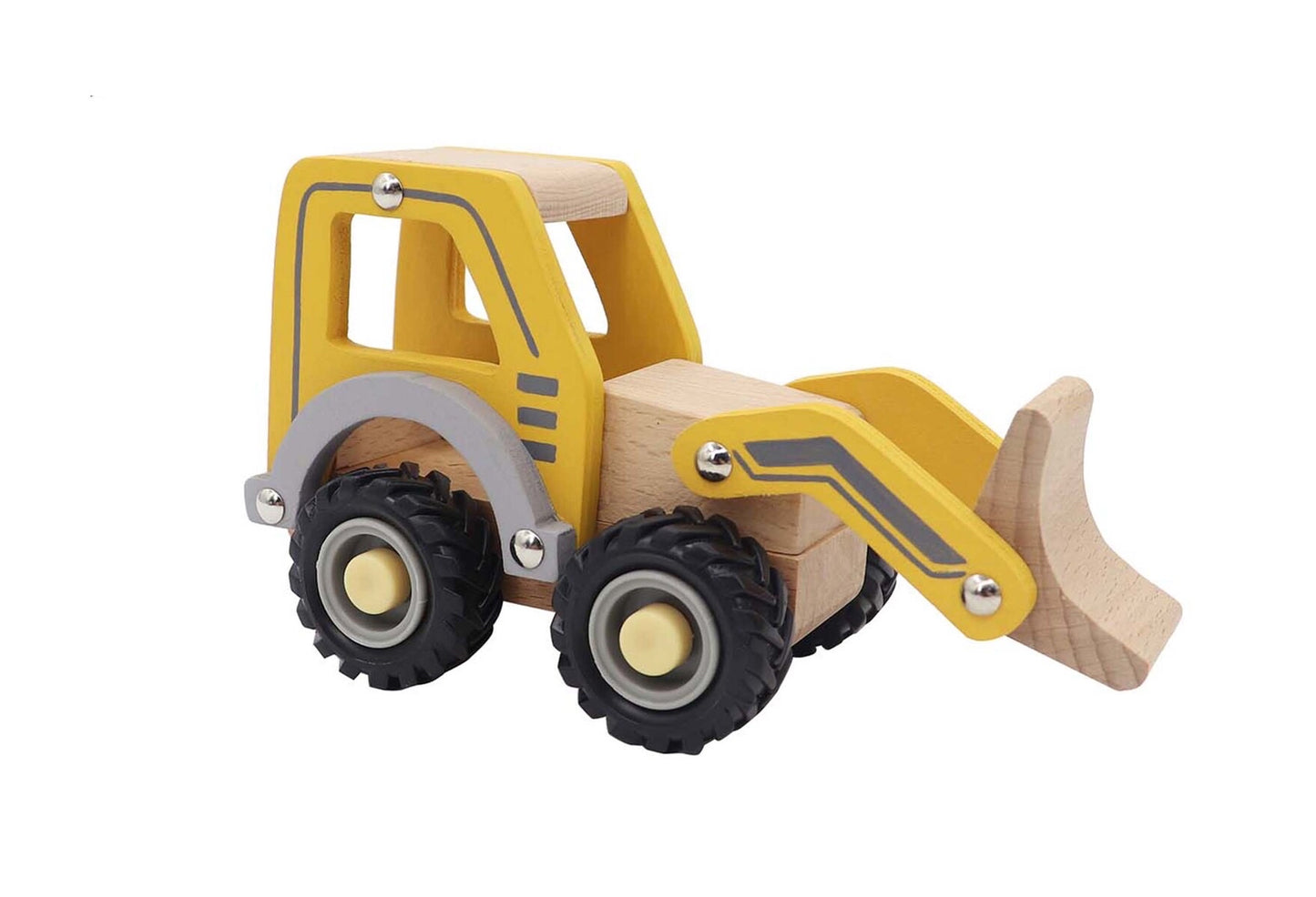 KAPER KIDZ WOODEN CALM AND BREEZY BULLDOZER