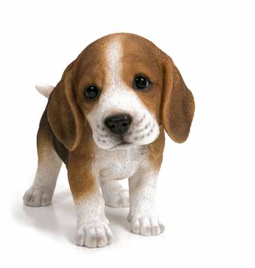 MINI STANDING BEAGLE PUPPY ORNAMENT