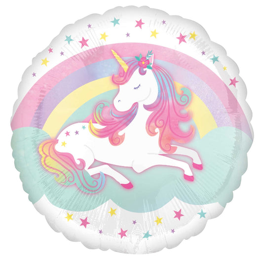 ENCHANTED UNICORN FOIL BALLOON - 45CM