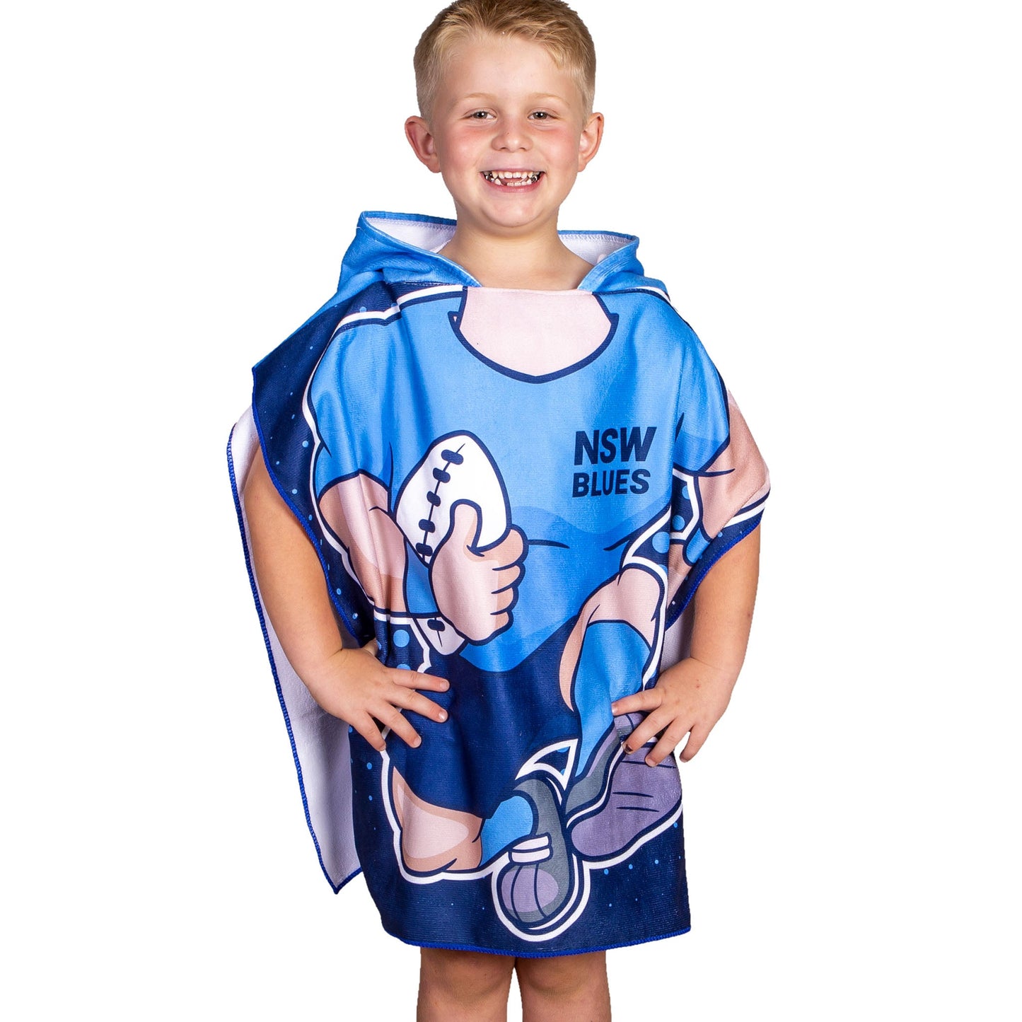 NRL KIDS YOUTH MASCOT BEACH TOWEL - NSW STATE OF ORIGIN