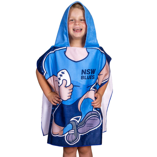 NRL KIDS YOUTH MASCOT BEACH TOWEL - NSW STATE OF ORIGIN