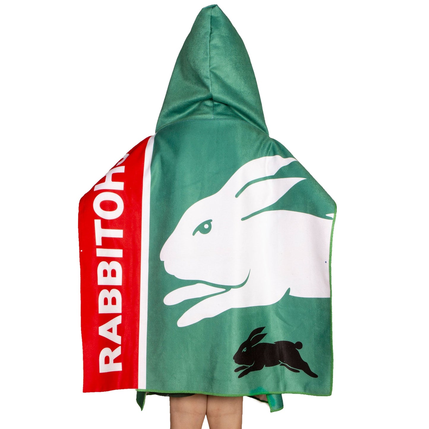 NRL KIDS YOUTH MASCOT BEACH TOWEL - SOUTH SYDNEY RABBITOHS