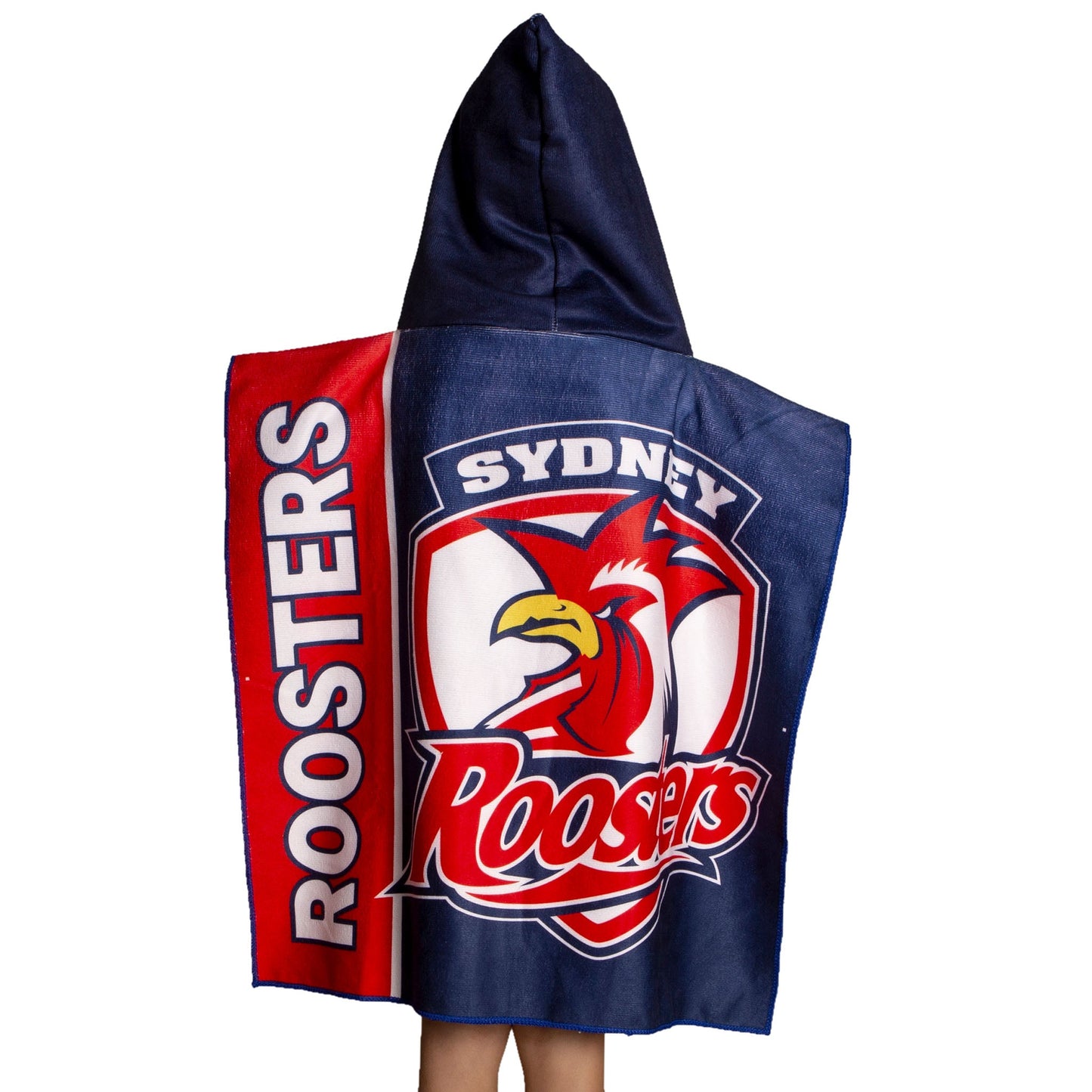 NRL KIDS YOUTH MASCOT BEACH TOWEL - SYDNEY ROOSTERS