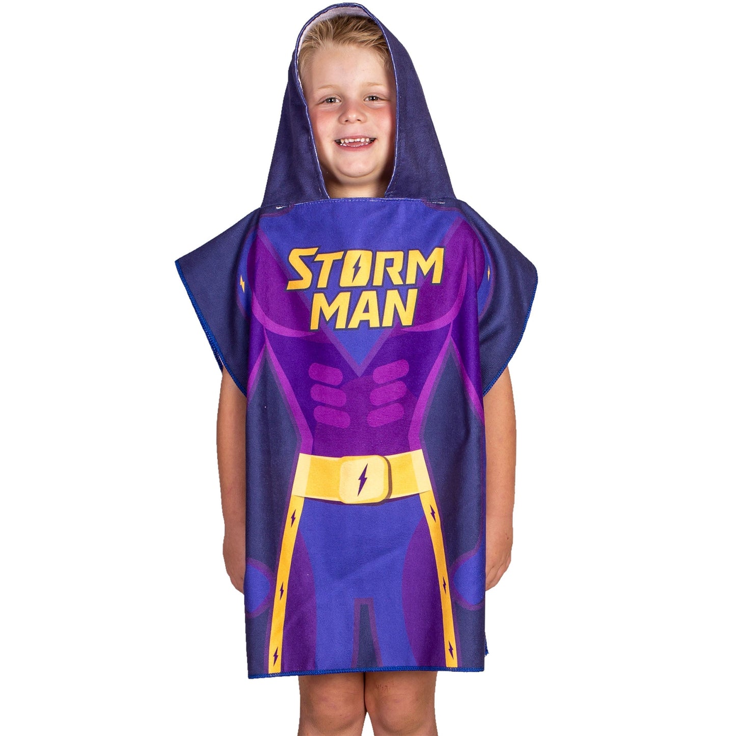 NRL KIDS YOUTH MASCOT BEACH TOWEL - MELBOURNE STORM