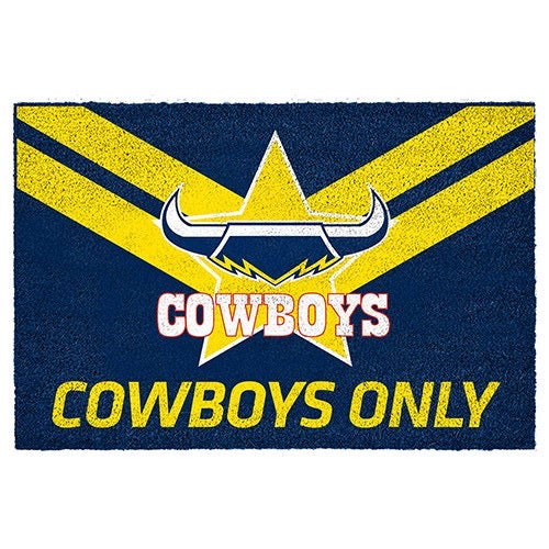 NRL NORTH QUEENSLAND COWBOYS DOORMAT