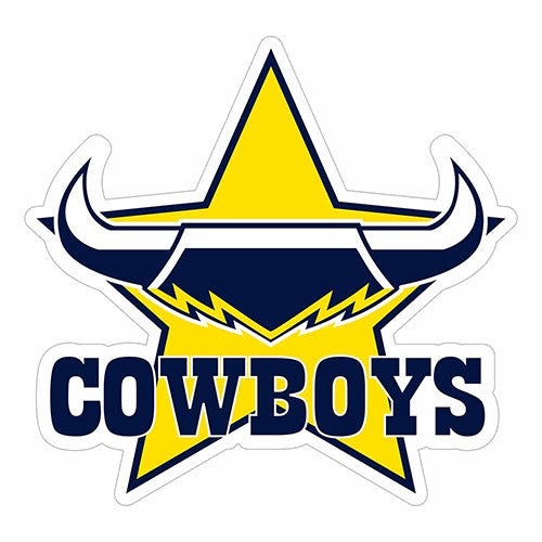 NRL NORTH QUEENSLAND COWBOYS LOGO STICKER