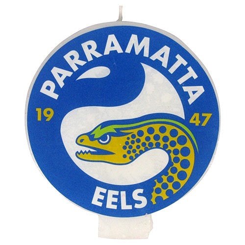 NRL PARRAMATTA EELS LOGO CANDLE