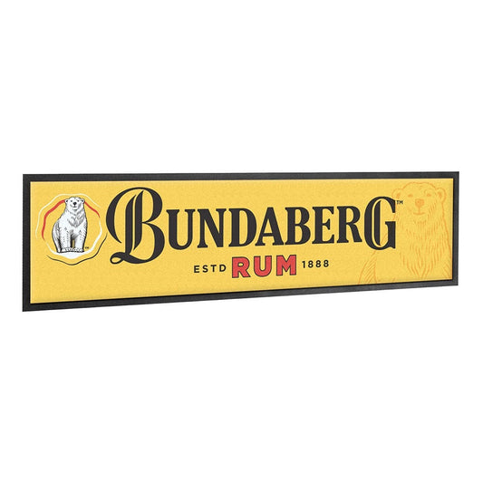 BUNDABERG RUM NEW YELLOW BAR RUNNER