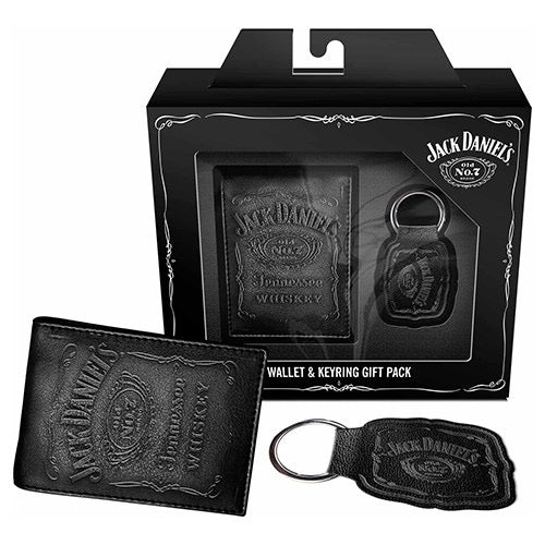 JACK DANIELS LEATHER WALLET & KEY RING