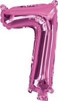 ARTWRAP PINK FOIL BALLOON - NUMBER 7