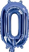 ARTWRAP BLUE FOIL BALLOON - NUMBER 0