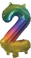 ARTWRAP RAINBOW FOIL BALLOON - NUMBER 2