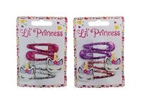 LIL' PRINCESS SNAP UNICORN CLIP SET - PACK OF 2