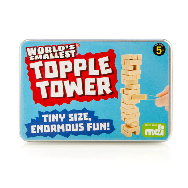 WORLDS SMALLEST TOPPLE TOWER GAME