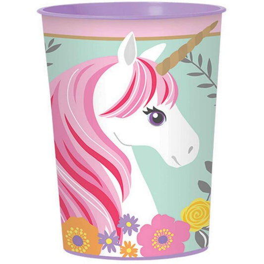 MAGICAL UNICORN PLASTIC FAVOR CUP