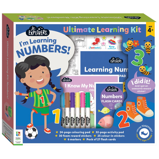 HINKLER JUNIOR EXPLORERS ULTIMATE LEARNING KIT - I'M LEARNING NUMBERS!