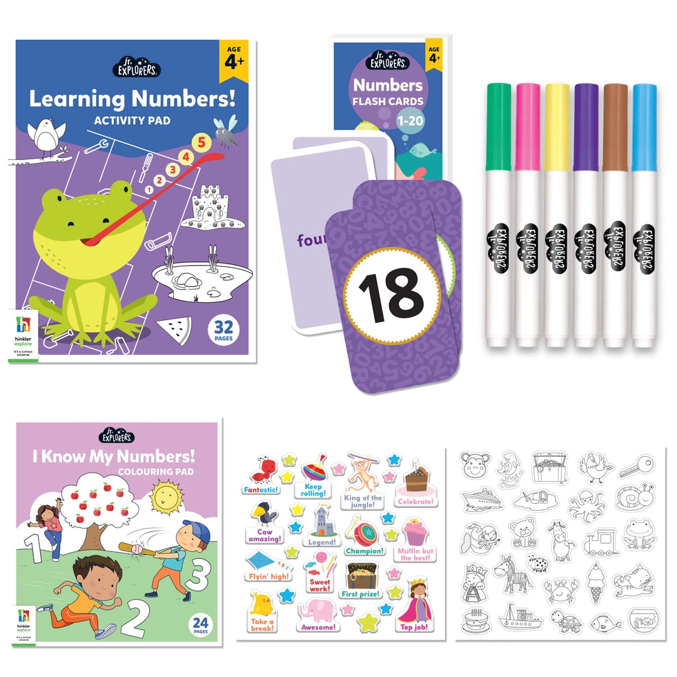 HINKLER JUNIOR EXPLORERS ULTIMATE LEARNING KIT - I'M LEARNING NUMBERS!