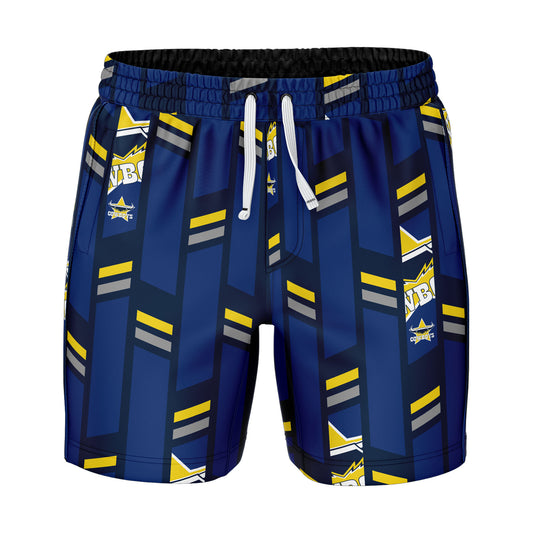 NRL RIVIERA VOLLEY SWIM SHORTS - NORTH QUEENSLAND COWBOYS