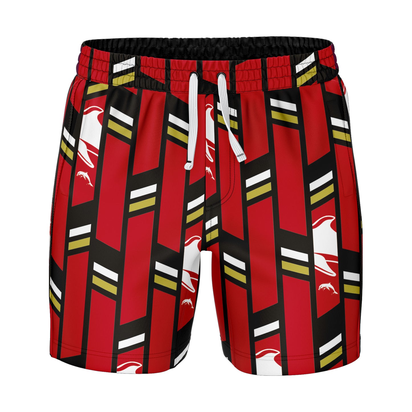 NRL RIVIERA VOLLEY SWIM SHORTS - REDCLIFFE DOLPHINS