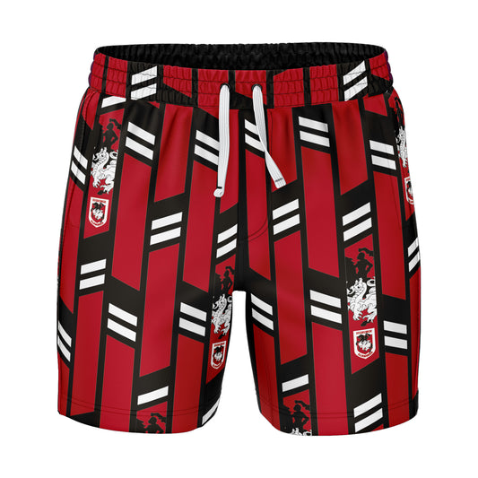 NRL RIVIERA VOLLEY SWIM SHORTS - ST GEORGE ILLAWARRA DRAGONS