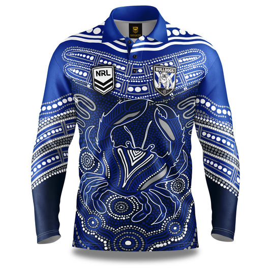 NRL KARUMBA FISHING SHIRT - CANTERBURY BULLDOGS