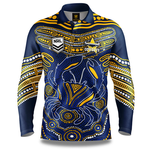 NRL KARUMBA FISHING SHIRT - NORTH QUEENSLAND COWBOYS