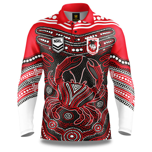 NRL KARUMBA FISHING SHIRT - ST GEORGE ILLAWARRA DRAGONS