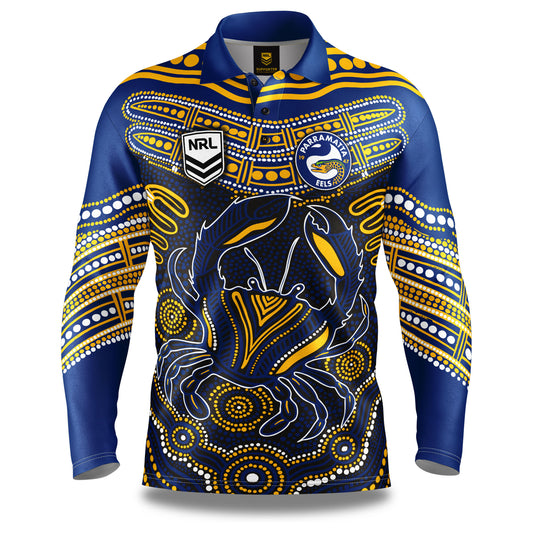 NRL KARUMBA FISHING SHIRT - PARRAMATTA EELS