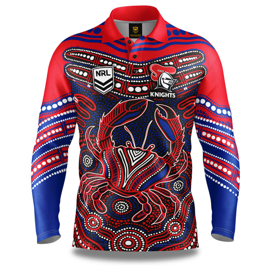 NRL KARUMBA FISHING SHIRT - NEWCASTLE KNIGHTS