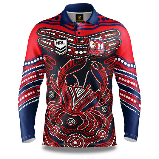 NRL KARUMBA FISHING SHIRT - SYDNEY ROOSTERS