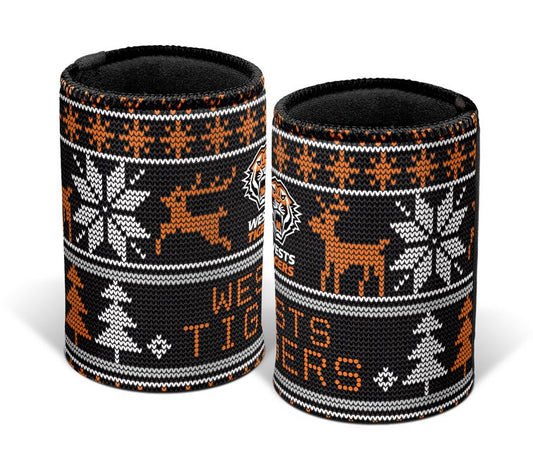 NRL WESTS TIGERS XMAS CAN COOLER