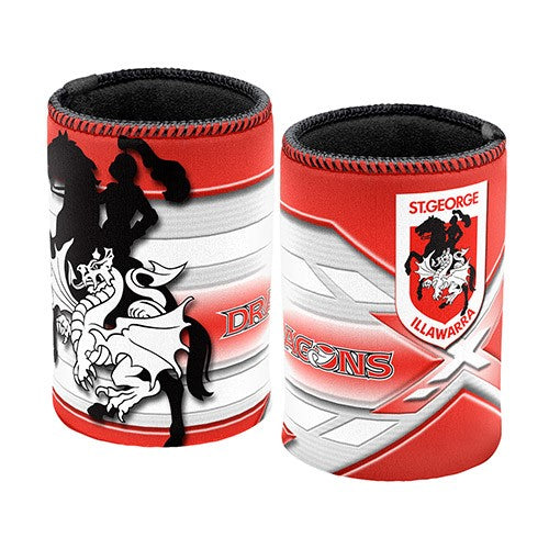 NRL ST GEORGE ILLAWARRA DRAGONS CAN COOLER