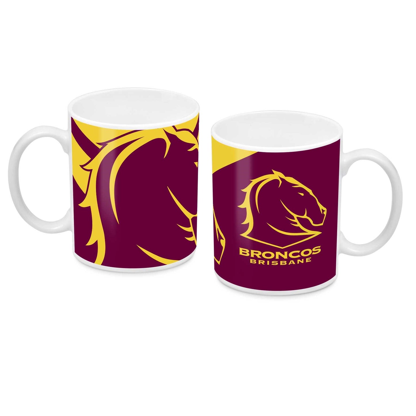 NRL BRISBANE BRONCOS CERAMIC COFFEE MUG