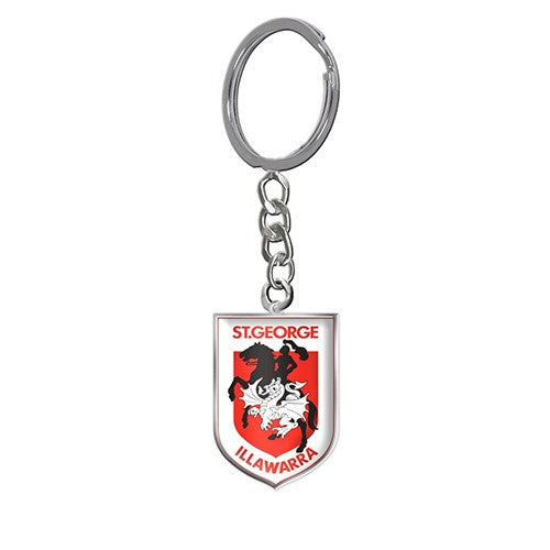 NRL ST GEORGE ILLAWARRA DRAGONS ENAMEL KEYRING