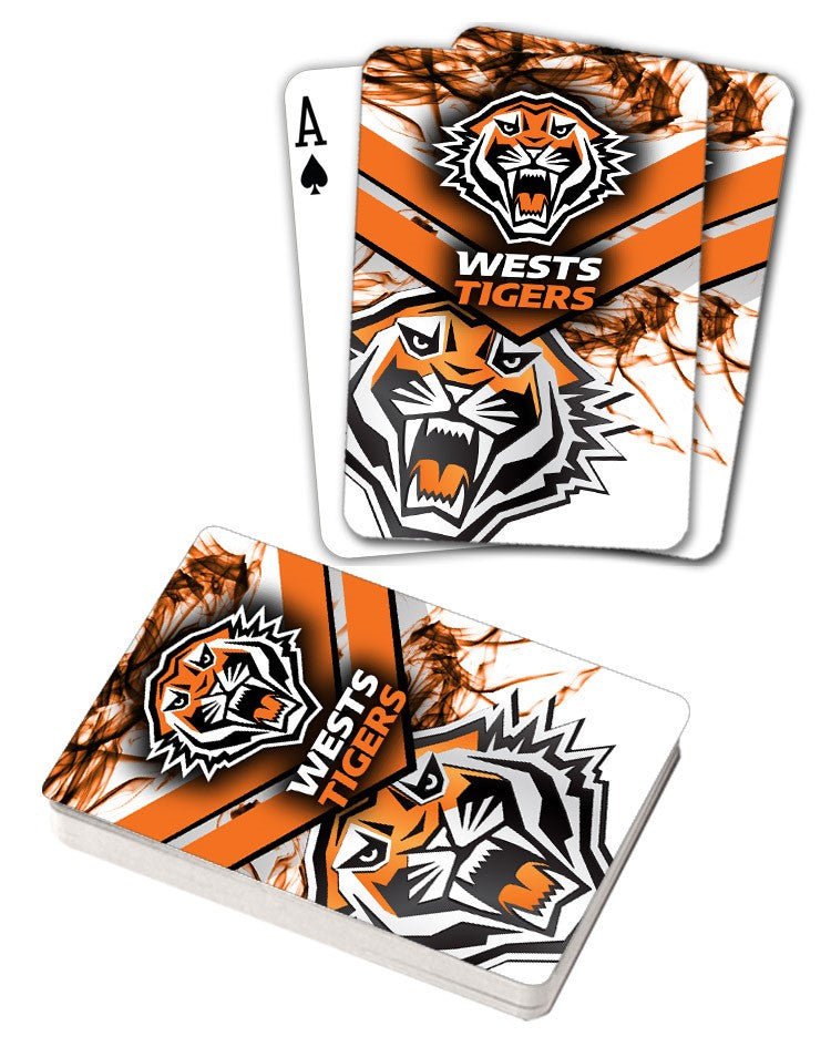 NRL WESTS TIGERS PLAYING CARDS