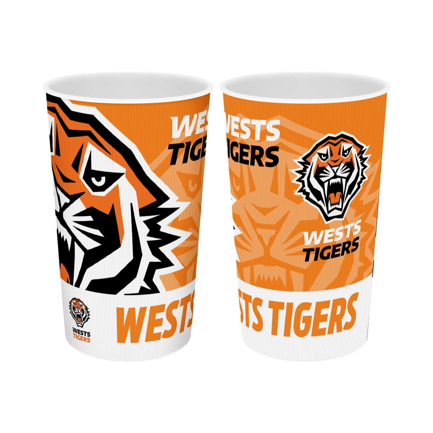 NRL WESTS TIGERS LENTICULAR TUMBLER