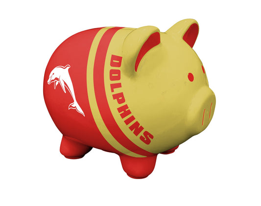 NRL REDCLIFFE DOLPHINS PIGGY BANK