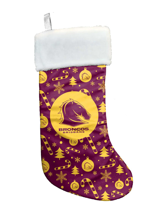 NRL BRISBANE BRONCOS XMAS STOCKING