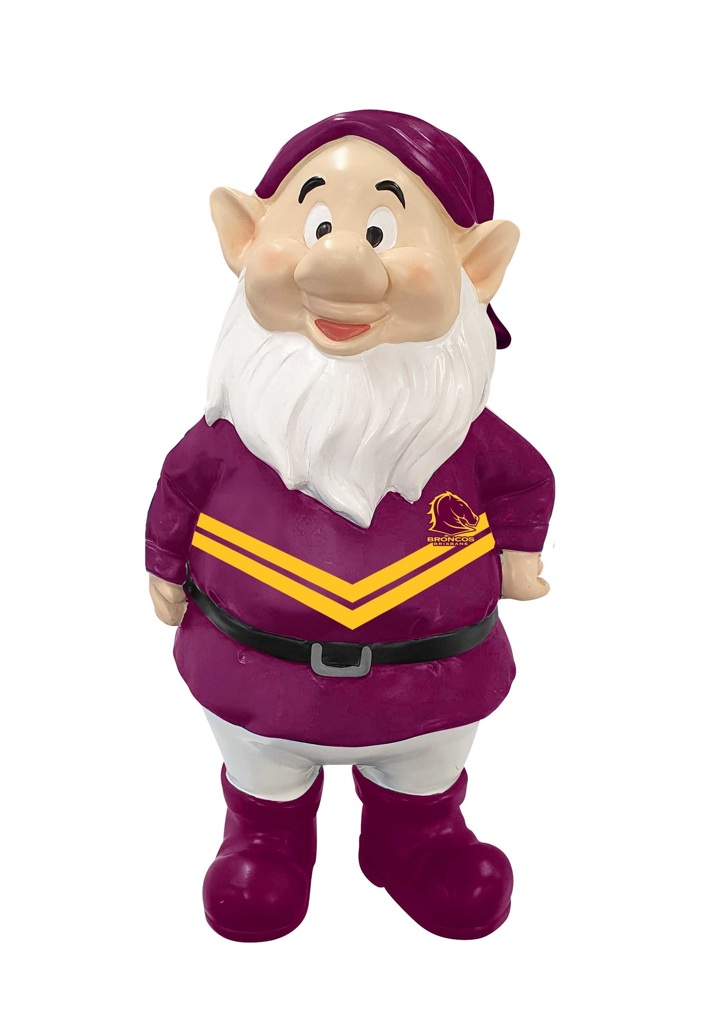 NRL BRISBANE BRONCOS MINI GARDEN GNOME