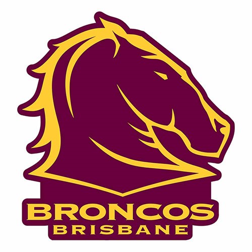 NRL BRISBANE BRONCOS LOGO STICKER