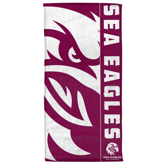 NRL BEACH TOWEL - MANLY SEA EAGLES