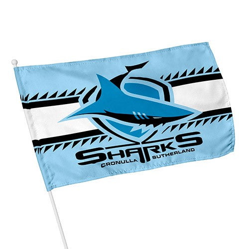 NRL KIDS SUPPORTER FLAG - CRONULLA SUTHERLAND SHARKS