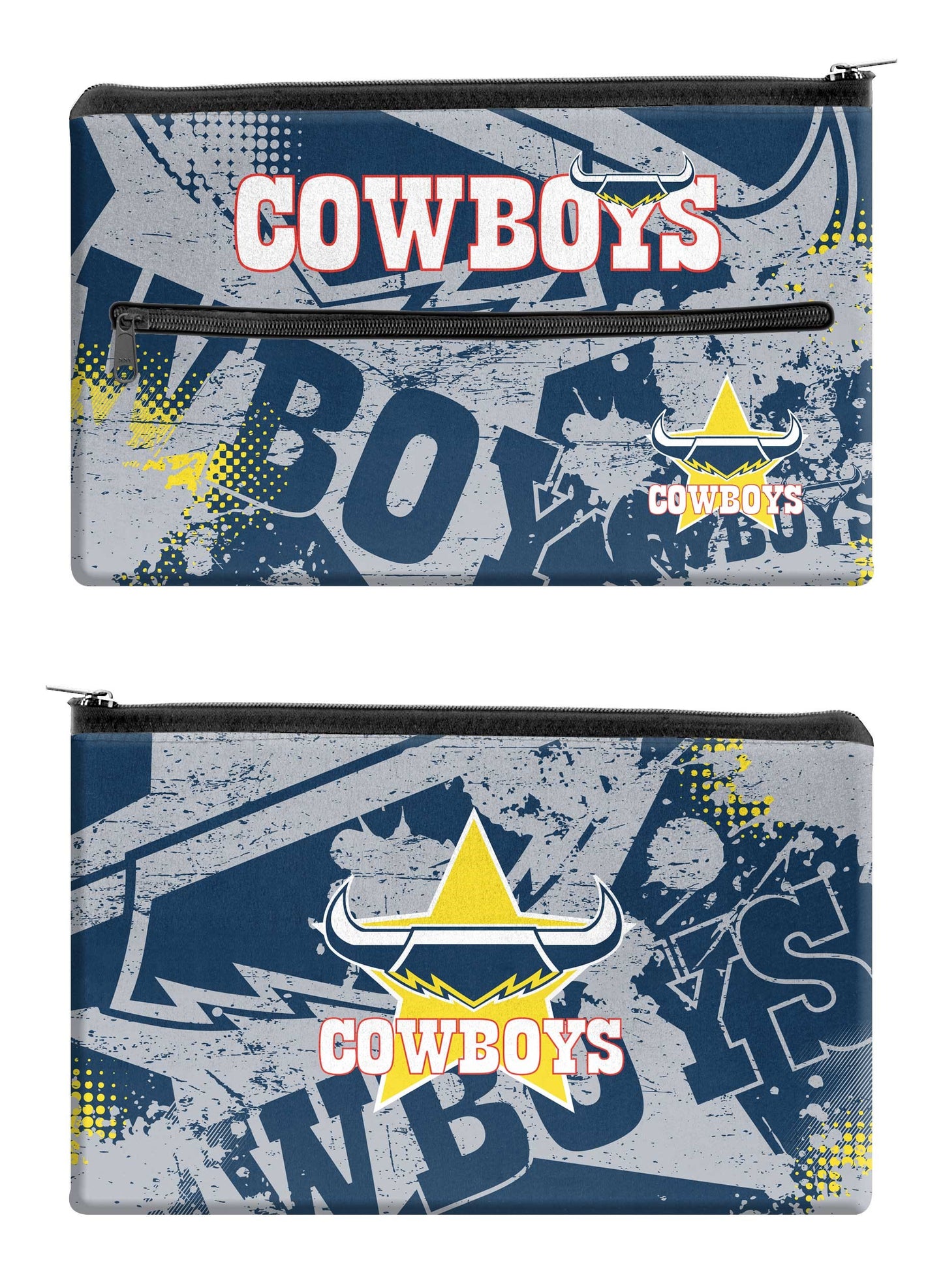 NRL NORTH QUEENSLAND COWBOYS NEOPRENE KIDS PENCIL CASE