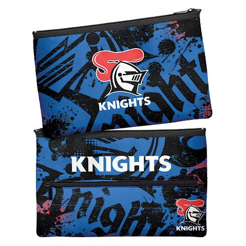 NRL NEWCASTLE KNIGHTS NEOPRENE KIDS PENCIL CASE