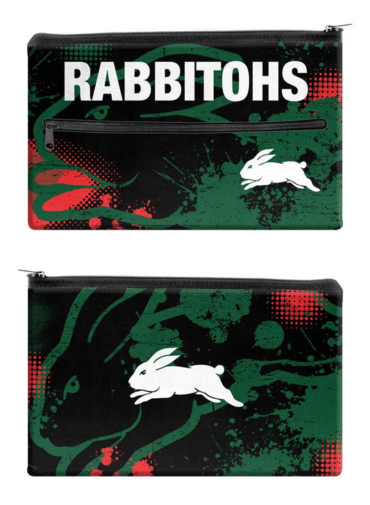 NRL SOUTH SYDNEY RABBITOHS NEOPRENE KIDS PENCIL CASE