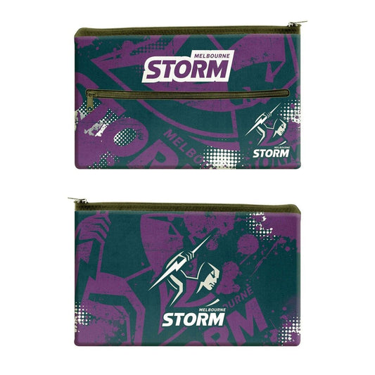 NRL MELBOURNE STORM NEOPRENE KIDS PENCIL CASE